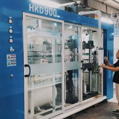 HKD900HT900宏浩智能自動化正負壓熱成型機